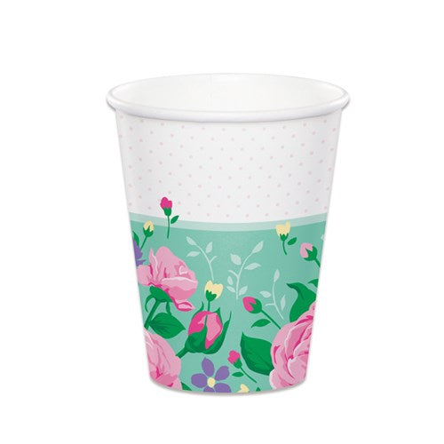 Fee Party Becher, Floral Fairy, 8er Pack kinderparties-shop