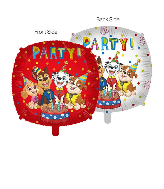 Folienballon, Paw Patrol Rescue Heroes, "PARTY", 46 cm kinderparties-shop