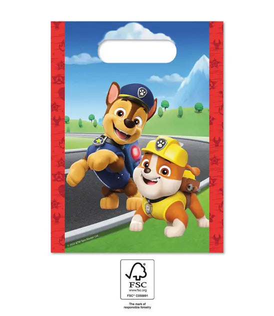 Mitgebsel Tüten, Paw Patrol Rescue Heroes, 4er Pack kinderparties-shop
