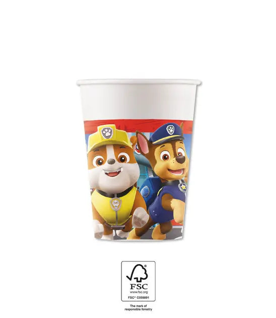 Party Becher Paw Patrol, Rescue Heroes, 8er Pack kinderparties-shop