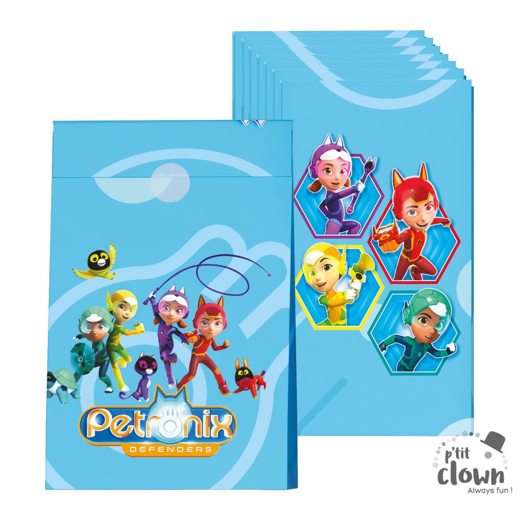 Mitgebsel Tüten, Petronix, 8er Pack, Papier kinderparties-shop