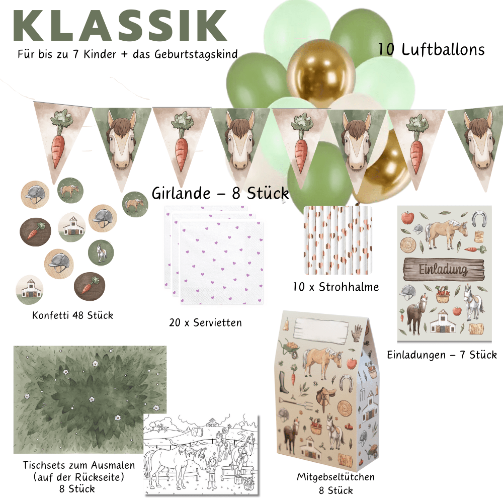 Mottobox-Pferde-Geburtstag