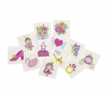Tattoos, Prinzessinnen, give-away, 12 Stück