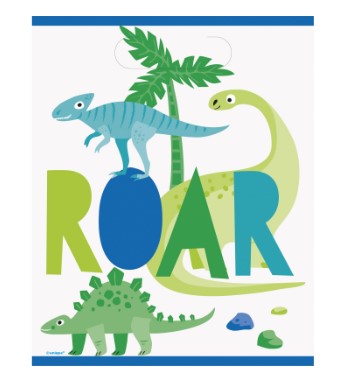 Dino Party Tüten, 8er Pack