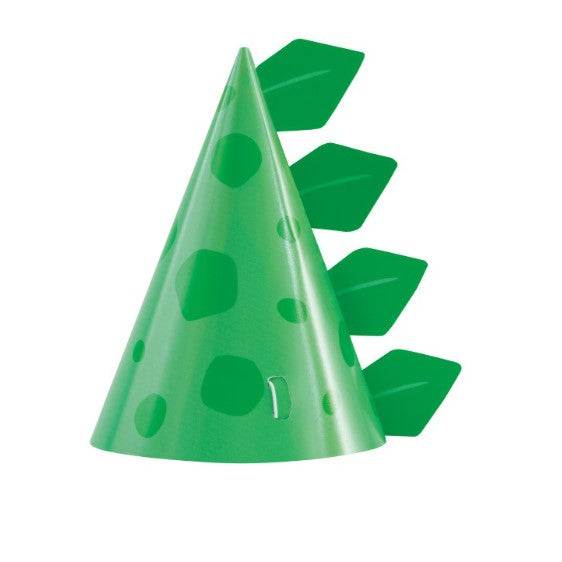 Party Hüte Dinosaurier, 8er Pack