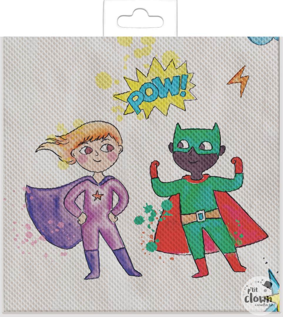 Servietten Superhelden, 33x33 cm, 20er Pack kinderparties-shop