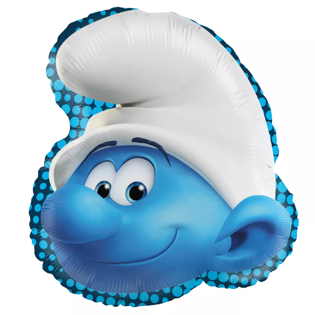 Die Schlümpfe Supershape Folienballon, 45 cm kinderparties-shop
