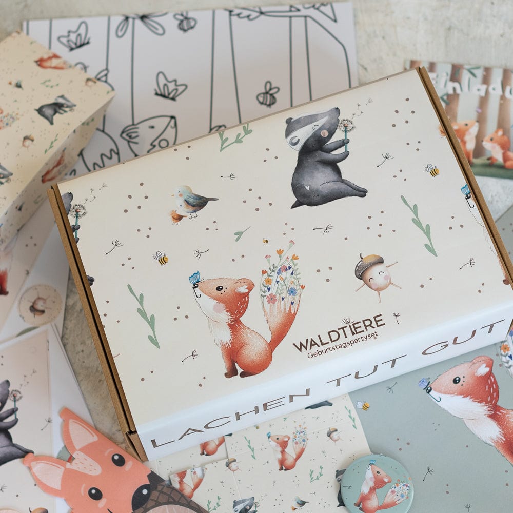 Mottobox-Waldtier-Geburtstag