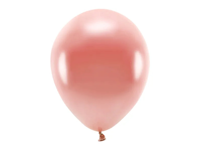 Luftballons, rosegold metallisiert, Eco, 30 cm, 10er Pack