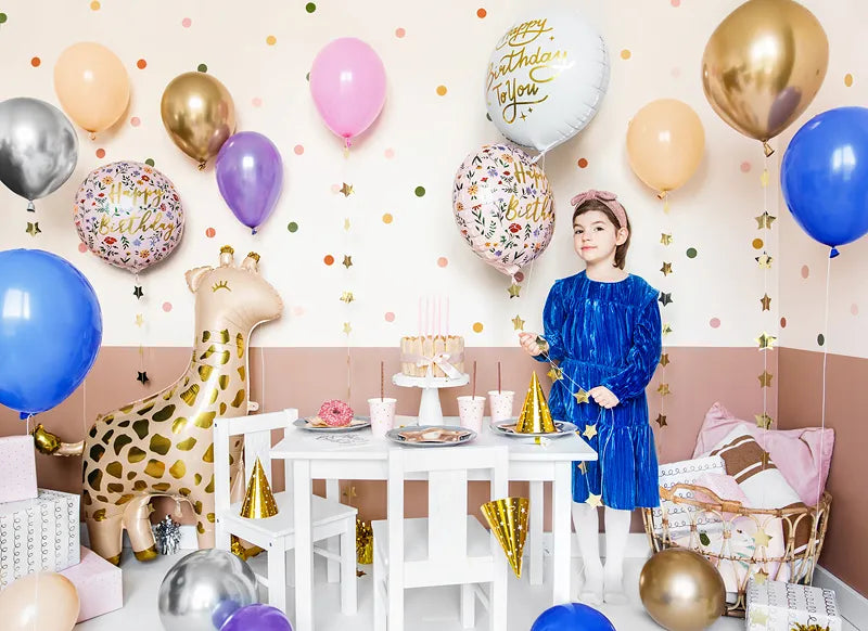 XXL Folienballon Giraffe, Tiere Party, 100x120 cm kinderparties-shop
