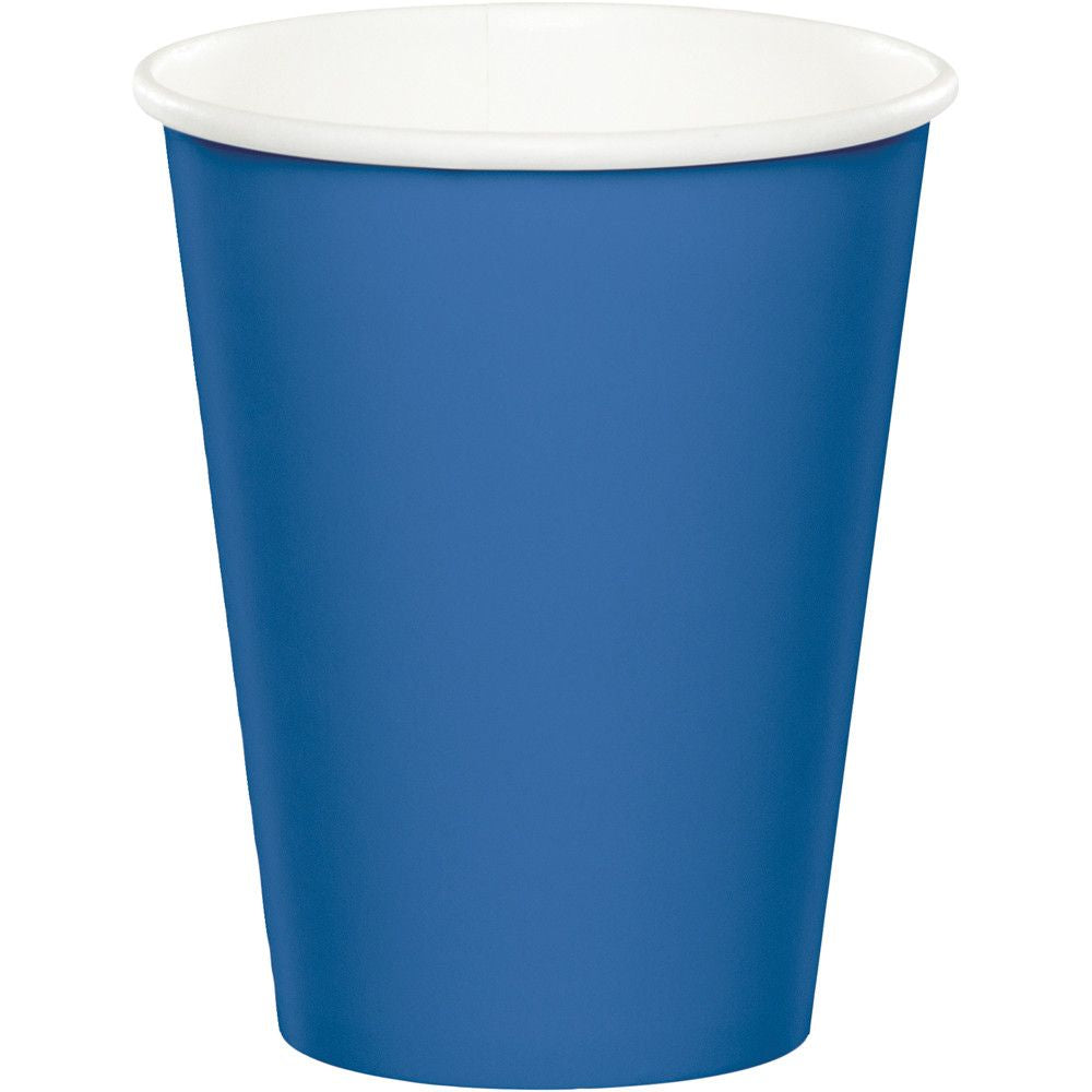 Partybecher, unifarben blau, 14er Pack, Pappe