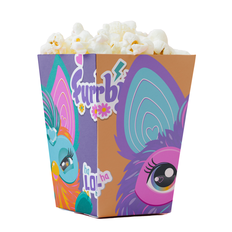 Furby-Popcorn-Box-/-Snackbox-Kindergeburtstag-Party-Deko
