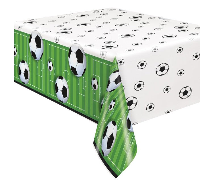 Tischdecke 3D Soccer, Fussball Party, 1.3 x 2.1m