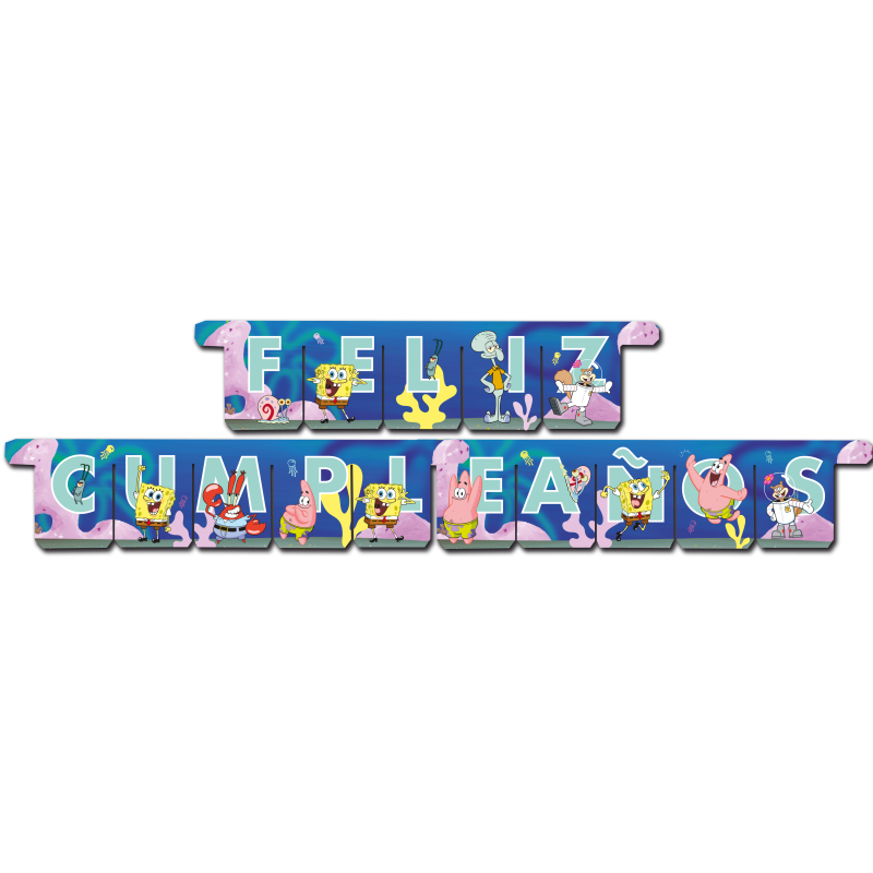 Sponge-Bob-Feliz-Cumpleanos-Kindergeburtstag-Party-Deko
