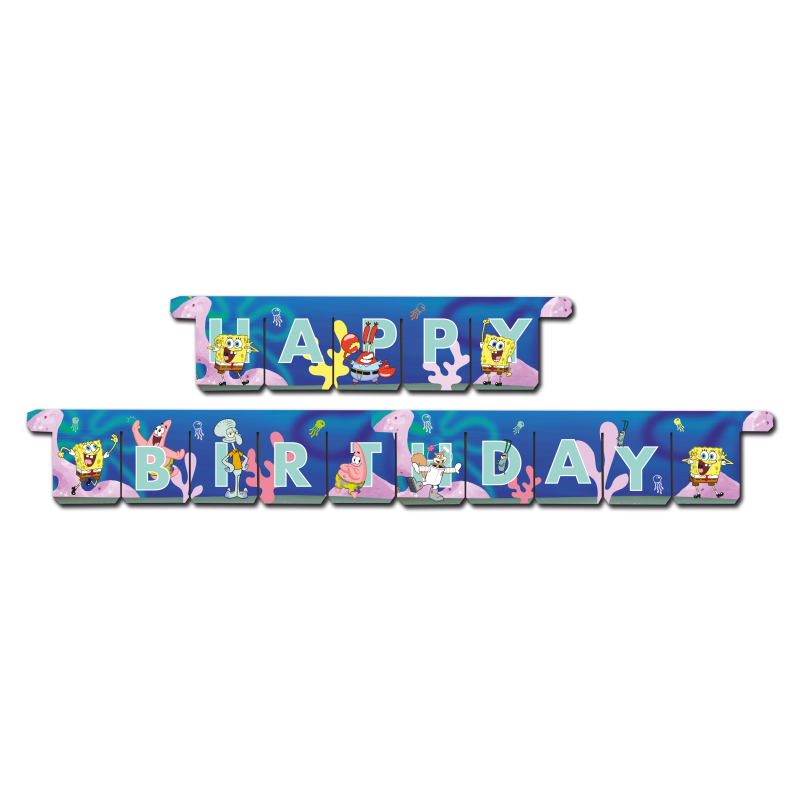 Sponge-Bob-Happy-Birthday-Girlande-Kindergeburtstag-Party-Deko