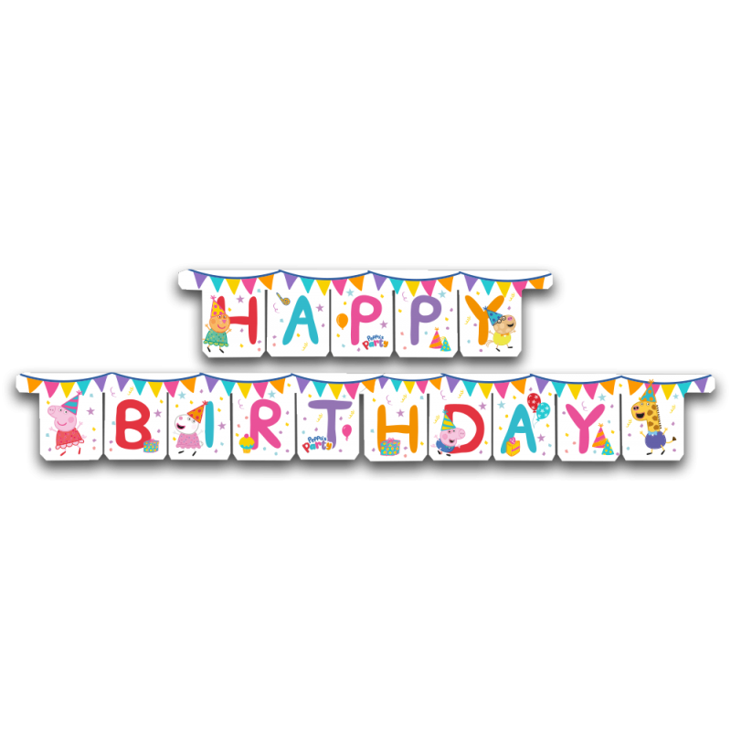 Peppa-Pig-Buchstabenkette-Kindergeburtstag-Party-Deko