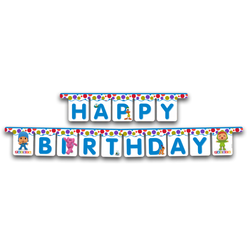 Pocoyo-Happy-Birthday-Girlande-Kindergeburtstag-Party-Deko