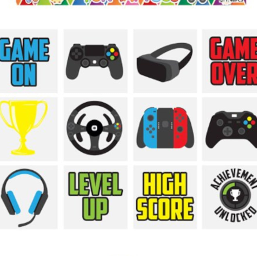 Tattoos, Gaming, 12er Pack kinderparties-shop