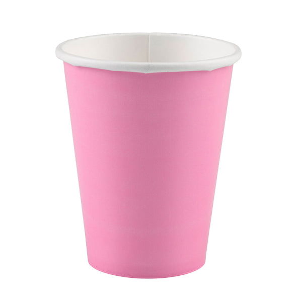 Partybecher, unifarben rosa / new pink, 8er Pack