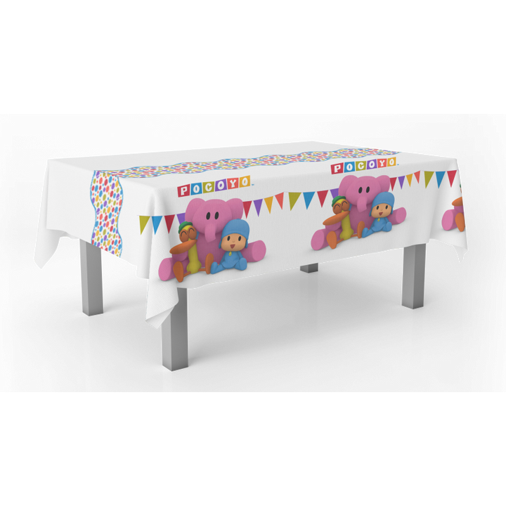 Pocoyo-Tischdecke-Kindergeburtstag-Party-Deko