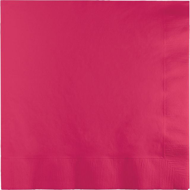 Servietten, unifarben magenta pink, 20er Pack, 33 x 33cm