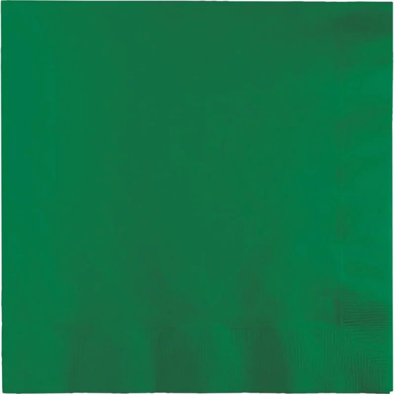Servietten, unifarben grün, 20er Pack, 33 x 33cm