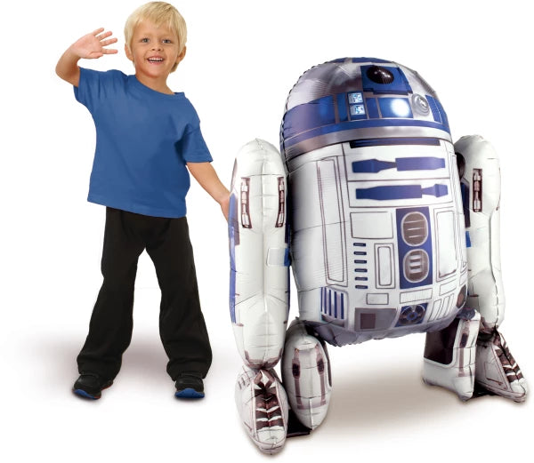 Airwalker R2D2, Folienballon Star Wars, 86x96 cm kinderparties-shop