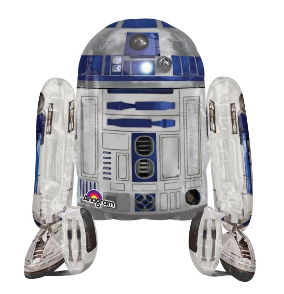 Airwalker R2D2, Folienballon Star Wars, 86x96 cm kinderparties-shop