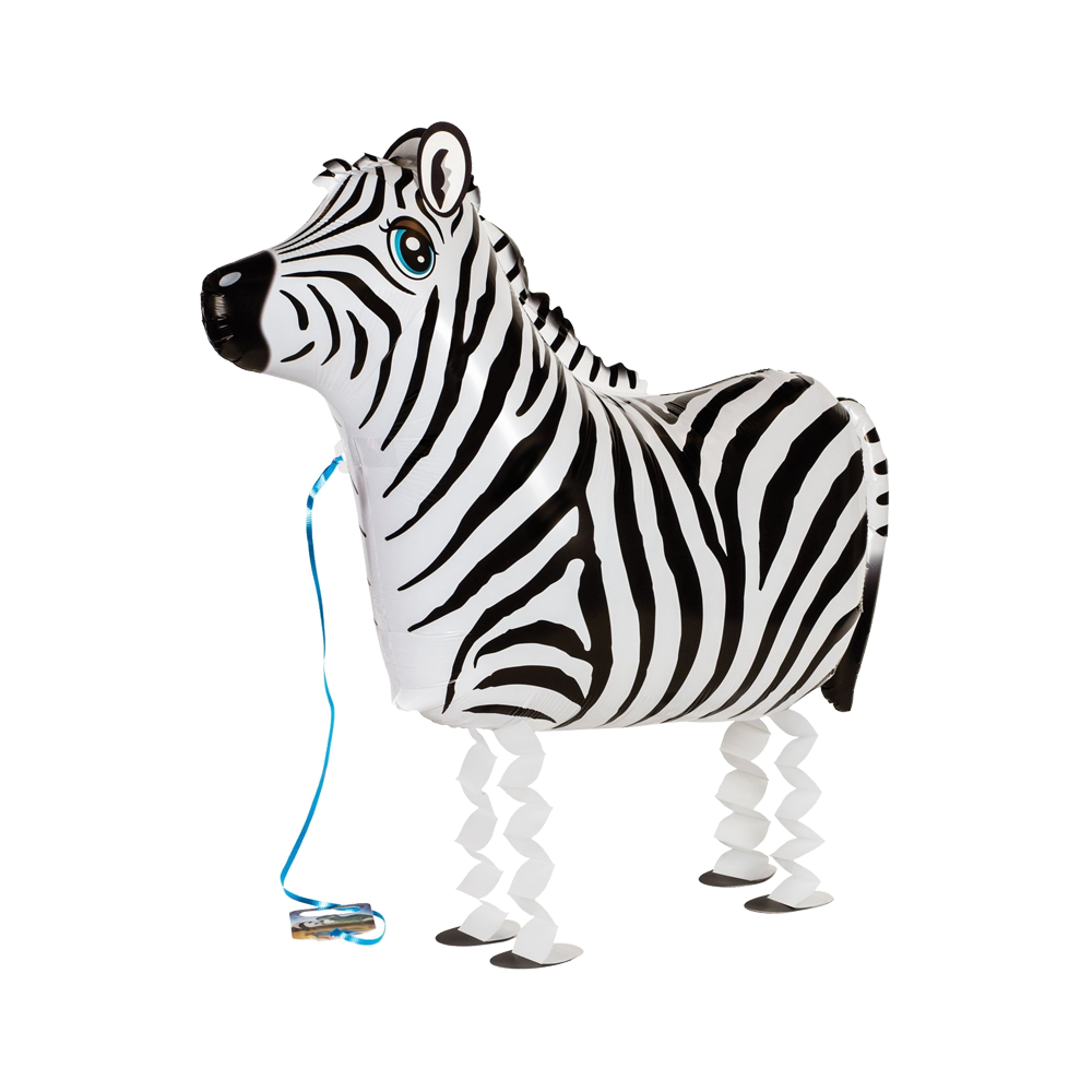 Walking Balloon Zebra, 63 cm