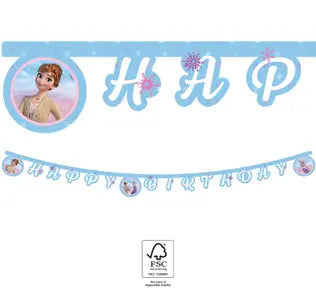 Happy Birthday Girlande 2 Wind Spirit, Pappe, 2m