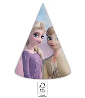 Party Hüte Frozen 2 Wind Spirit, 6er Pack