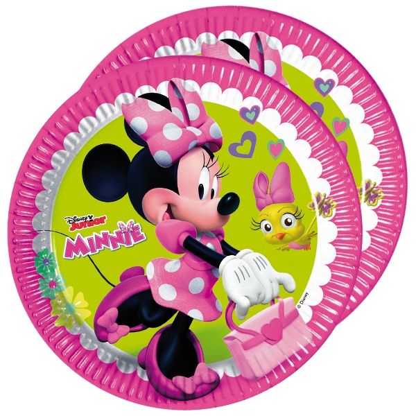Minnie Maus Teller, Minnie Helper, 8er Pack, 23cm