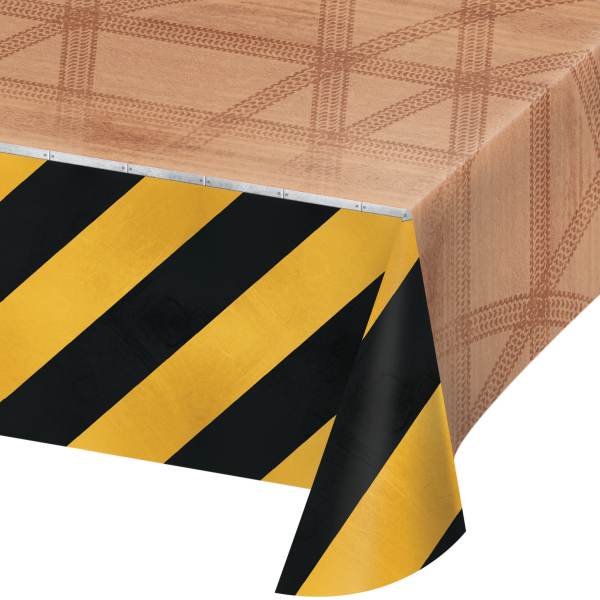 Baustellen Tischdecke, Kunststoff, 137 x 274 cm