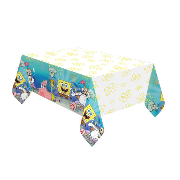 Spongebob Tischdecke, Spongebob Party, Pappe, 120 x 180cm