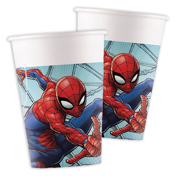 Party-Becher Spiderman, Team Up, 8 Stück, 200ml