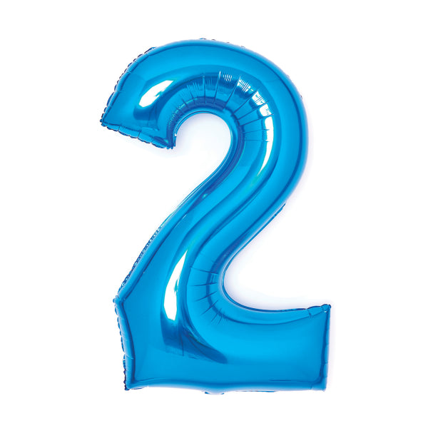 Folienballon Zahl 1-9 und 0, XL, 66cm, versch. Farben