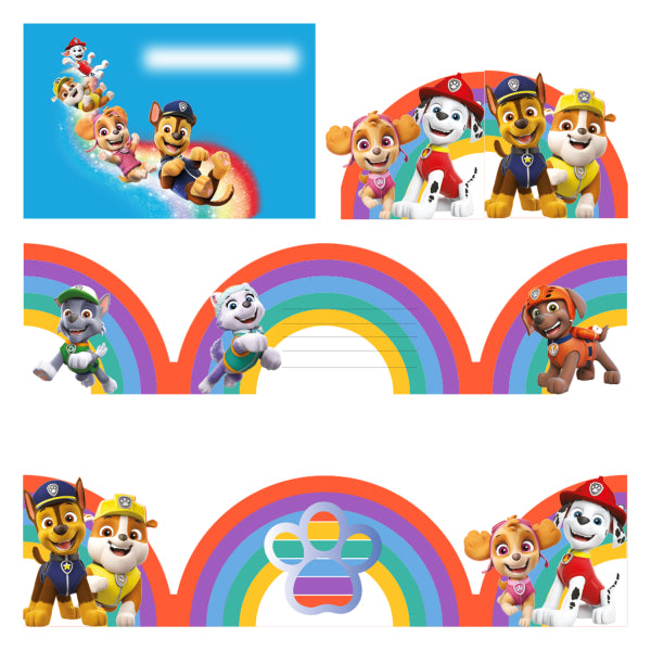 Einladung Paw Patrol, 8er Pack inkl. Umschläge