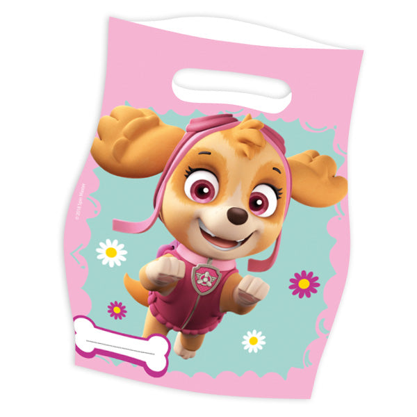 Mitgebsel Tüten, Paw Patrol Skye & Everest, 6er Set, Mitgebsel, Gastgeschenk, Giva-away, Spielzeug, Kindergeburtstag, Motto-Party