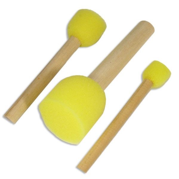 Schwammstempel für Kinderschminken, 3 Stempel Grössen in einem Set, Mitgebsel, Gastgeschenk, Giva-away, Spielzeug, Kindergeburtstag, Motto-Party