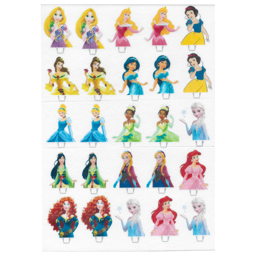 Muffin Deko, Disney Princess, 25 Stk, Esspapier