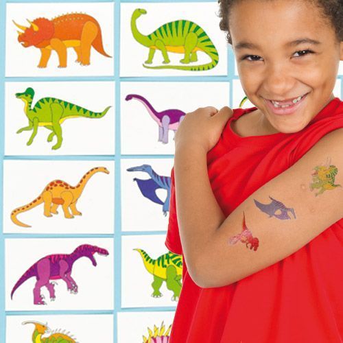 Tattoos, Dinosaurier, 24 Stück, give-away