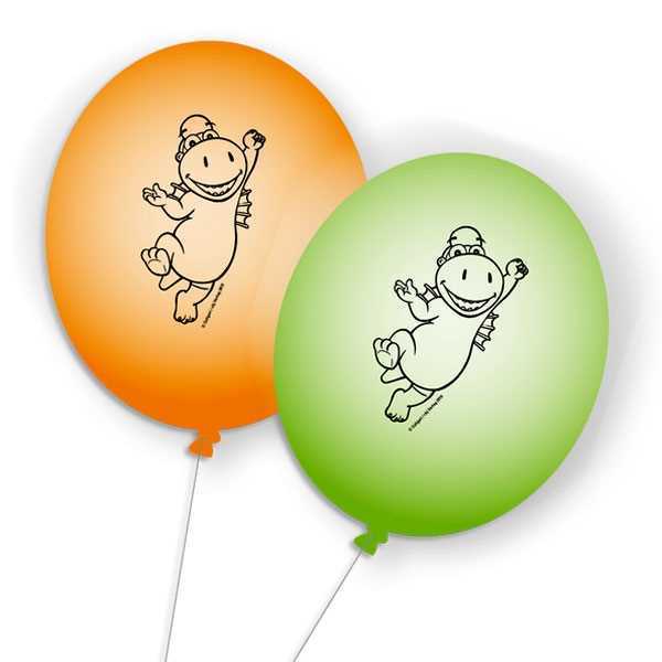 Luftballons, Drache Kokosnuss, 8er Pack