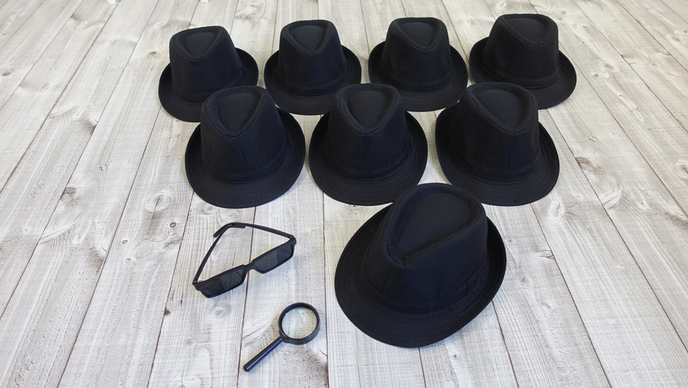 Accessoire Verleihkiste Detektiv / Agent / Spy