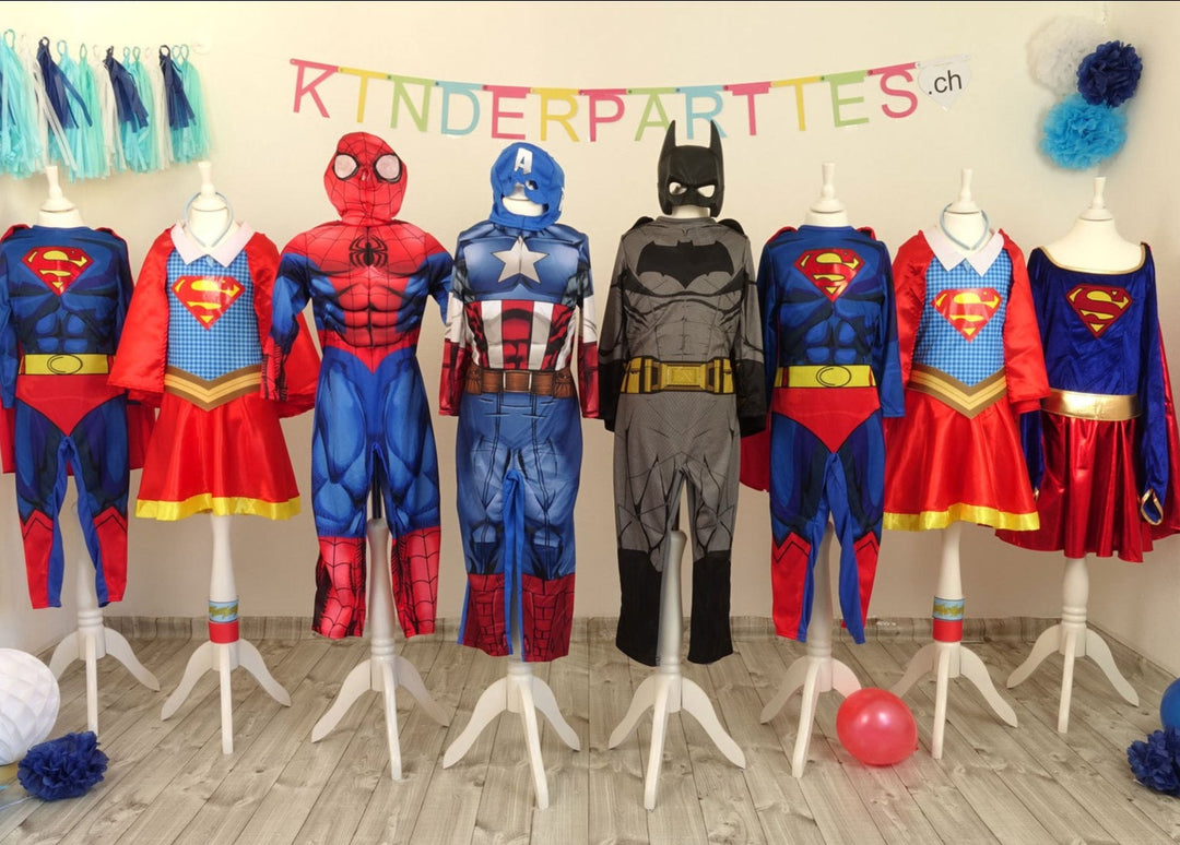 Kostümverleihkiste Superhelden Basic