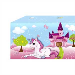 Tischdecke, Einhorn "Unicorn", 1,2x1,8m, abwaschbar