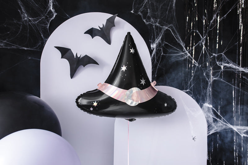 Hexenhut Folienballon, Hexen / Halloween Party, 67x58cm kinderparties-shop