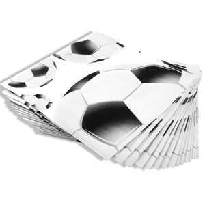 Servietten Fussball, 20er, 33x33cm, Party Deko Motto-Party am Kindergeburtstag, Geburtstag