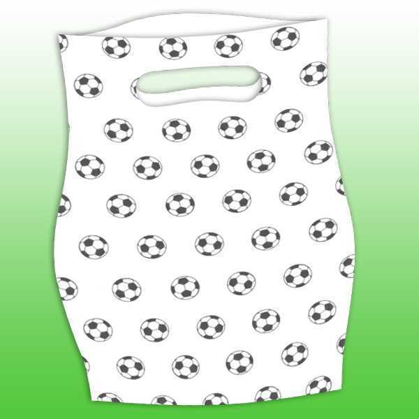 Mitgebsel Tüten, Fussball, 8er Pack, Folie