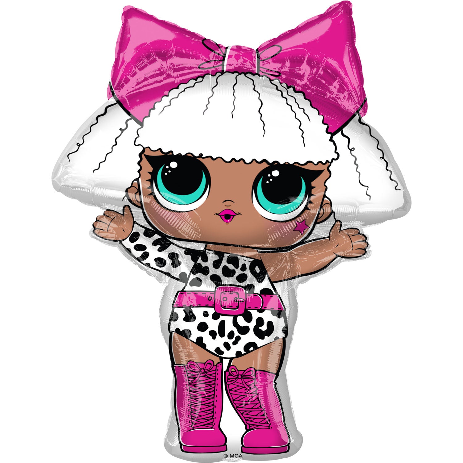 Toyland® LOL Surprise Ballon-Set – Baby Pink Dotty Herz & Diva Girl Ballon, 16 Zoll, Party-Deko Toyland® LOL Surprise Ballon-Set – Baby Pink Dotty Herz & Diva Girl Ballon, 16 Zoll, Party-Deko