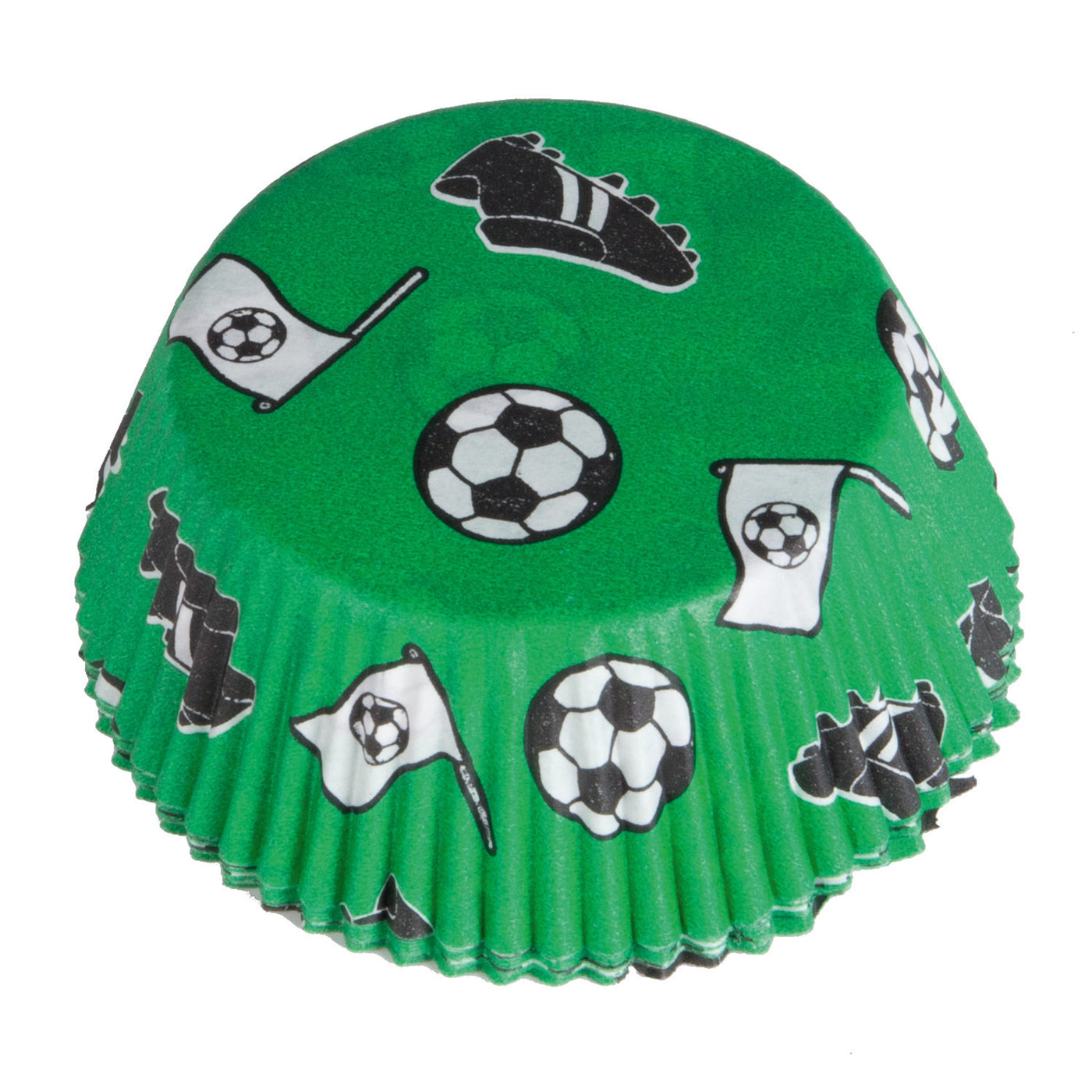 Muffinformen, Fussball, Kicker Party, 48er Pack, 5×2.5cm, Geburtstagskuchen, Muffins, Kindergeburtstag, Motto-Party